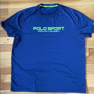 Blue/green Polo Sport Performance T shirt
